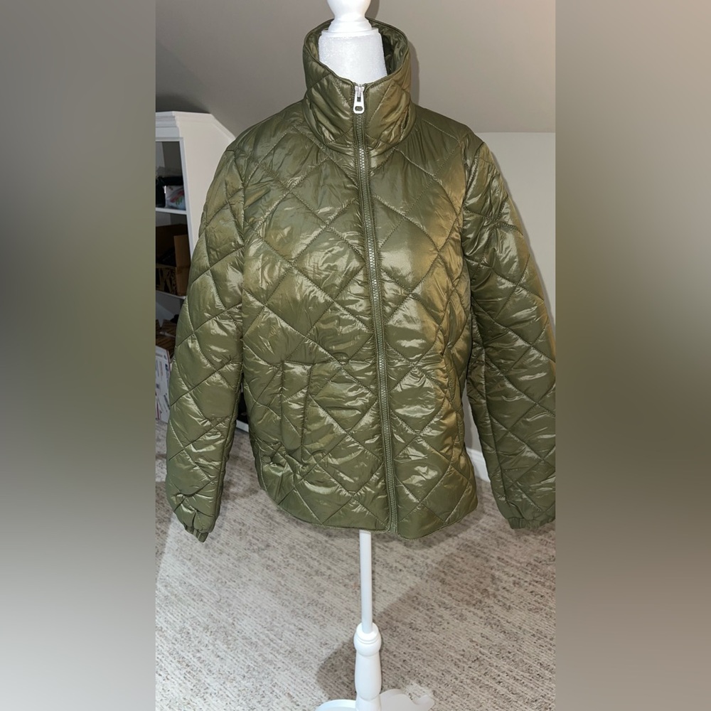 Vero Moda Olive Green Puffer Jacket
